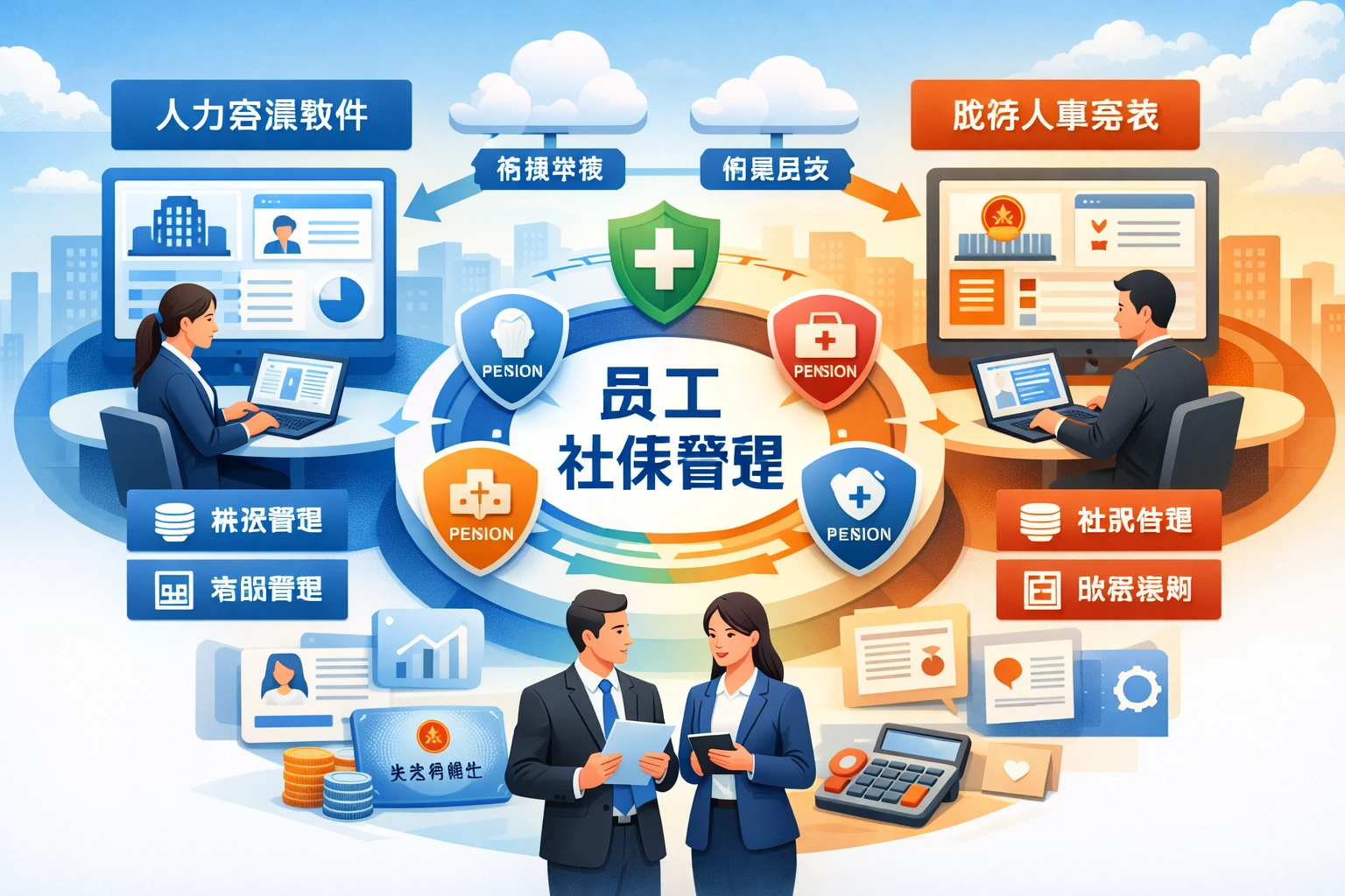 人力资源软件与政府人事管理系统在员工社保管理中的协同应用