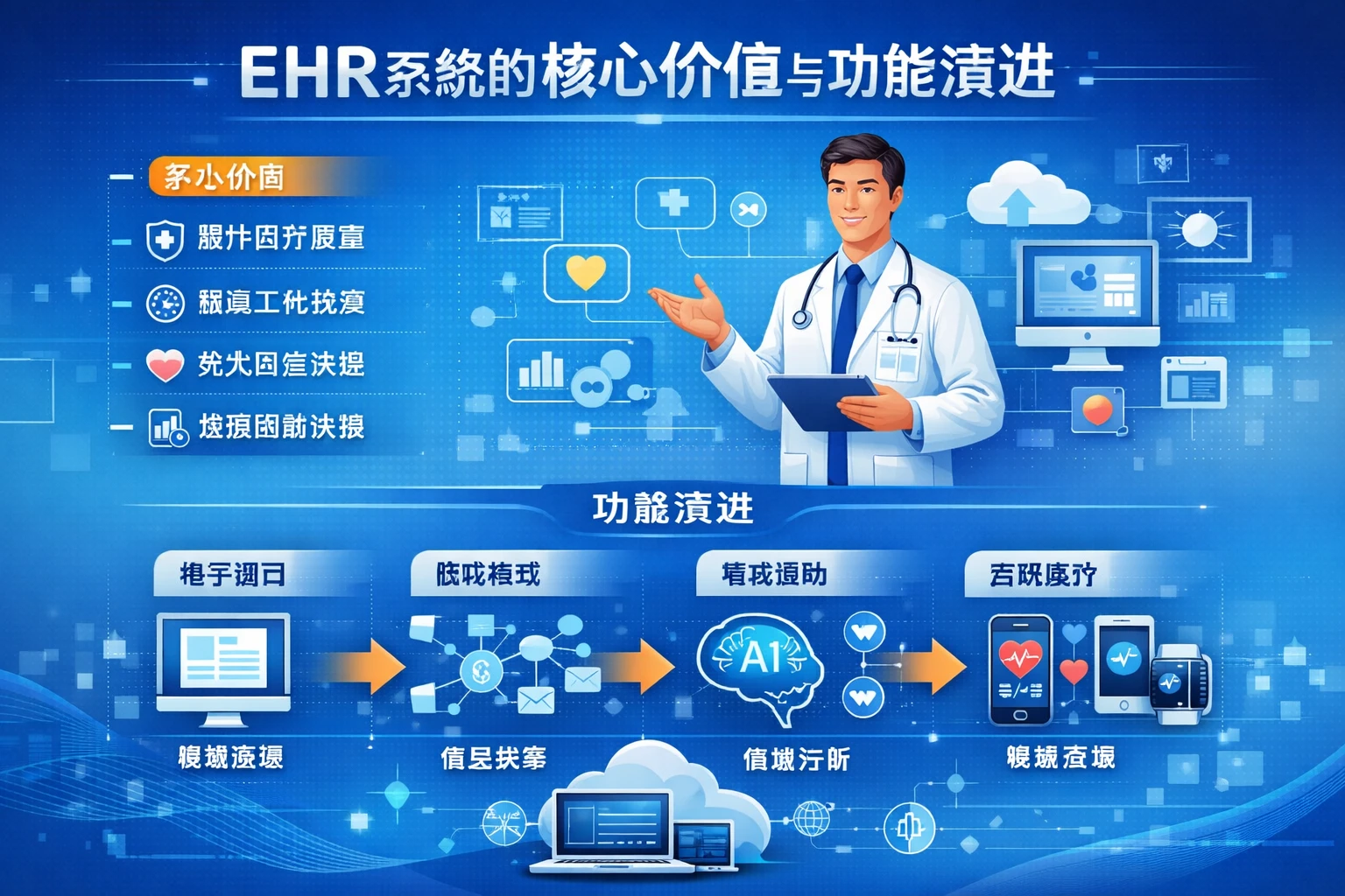 ehr系统的核心价值与功能演进