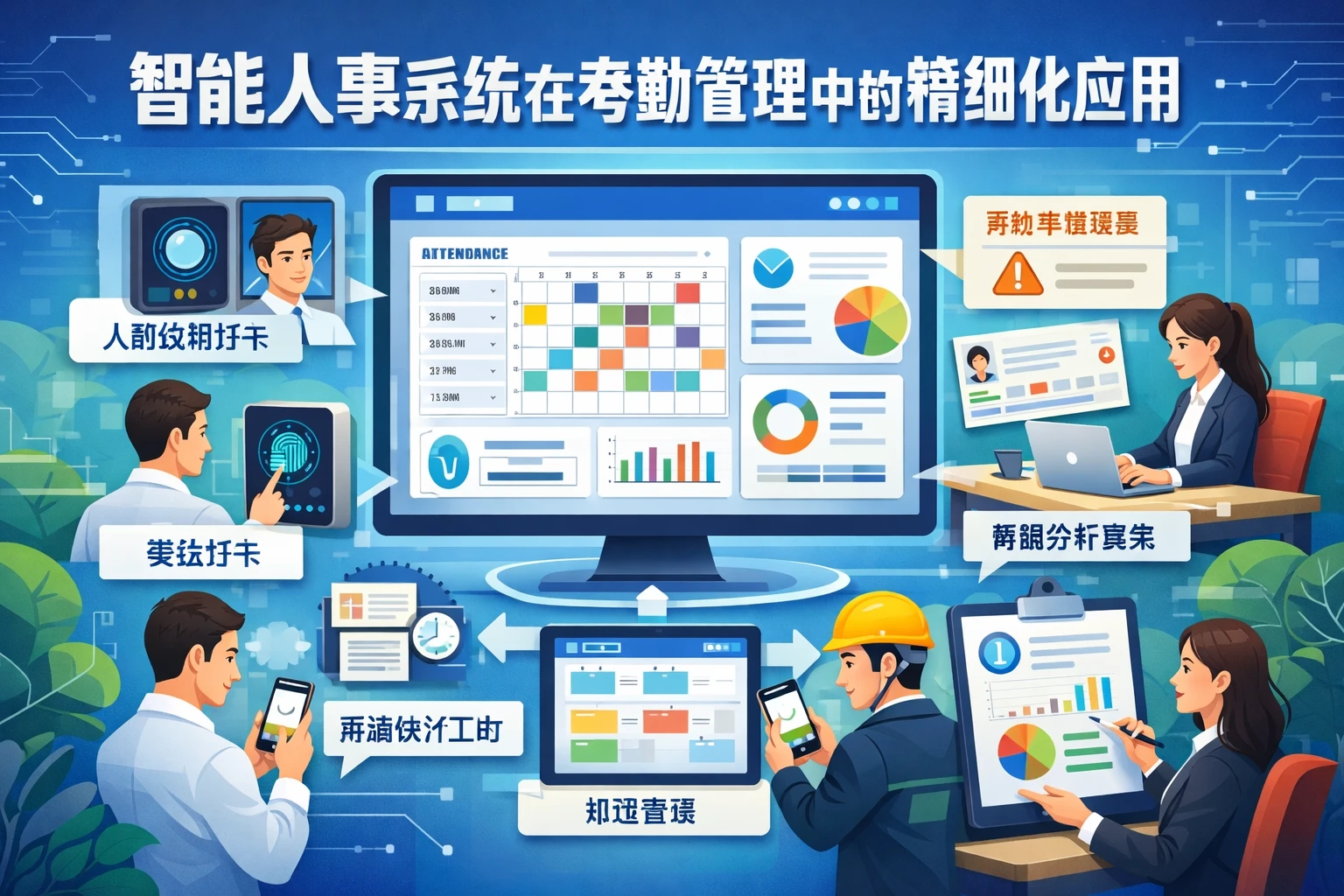 智能人事系统在考勤管理中的精细化应用