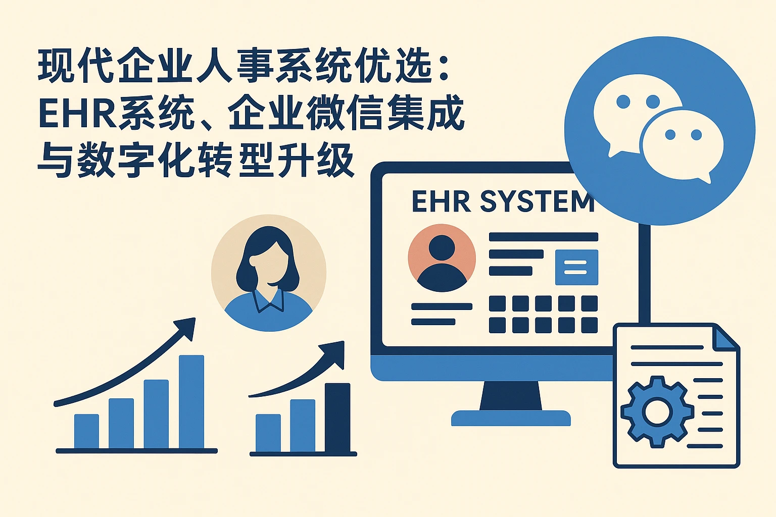 现代企业人事系统优选：EHR系统、企业微信集成与数字化转型升级
