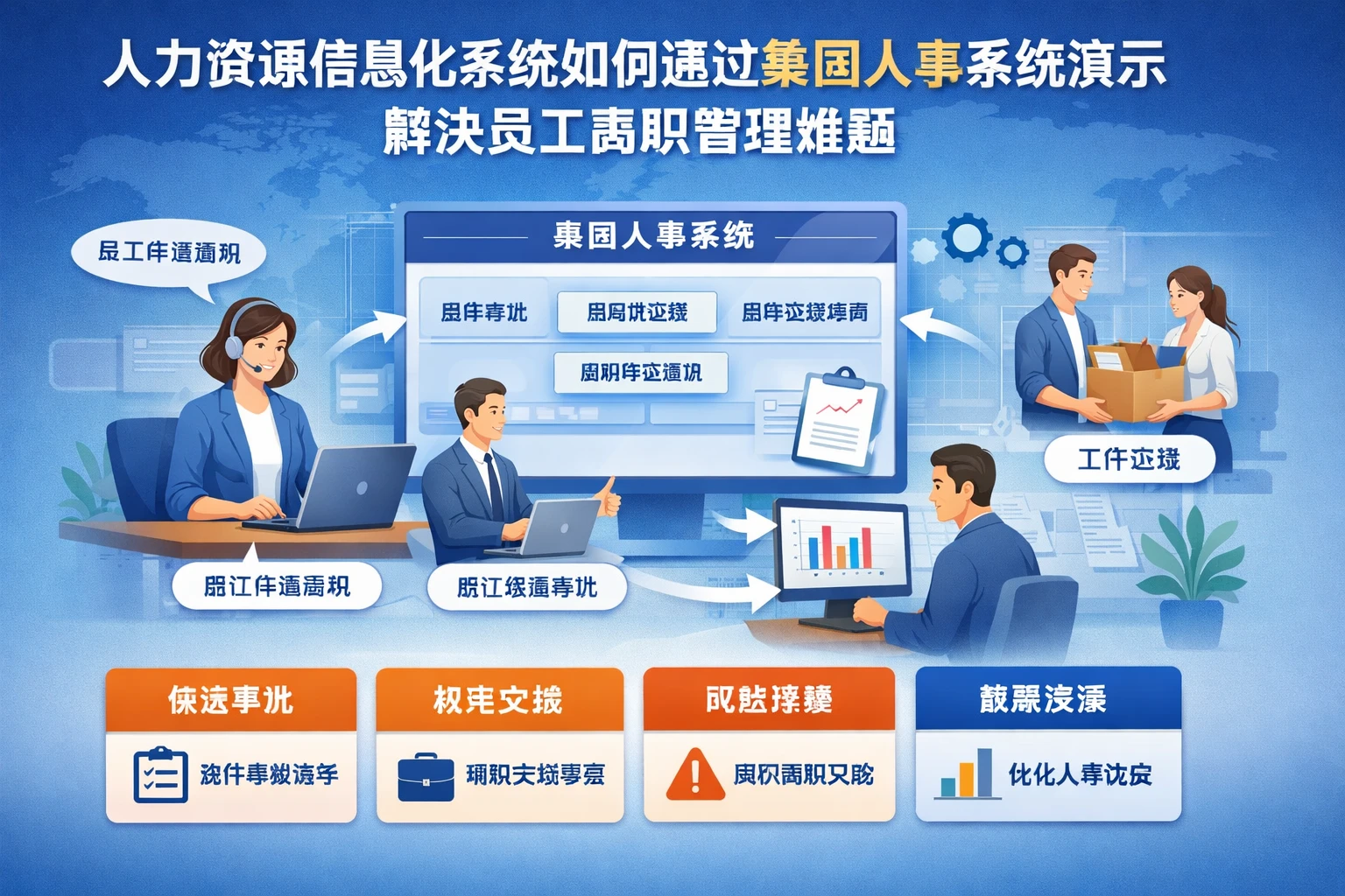 人力资源信息化系统如何通过集团人事系统演示解决员工离职管理难题