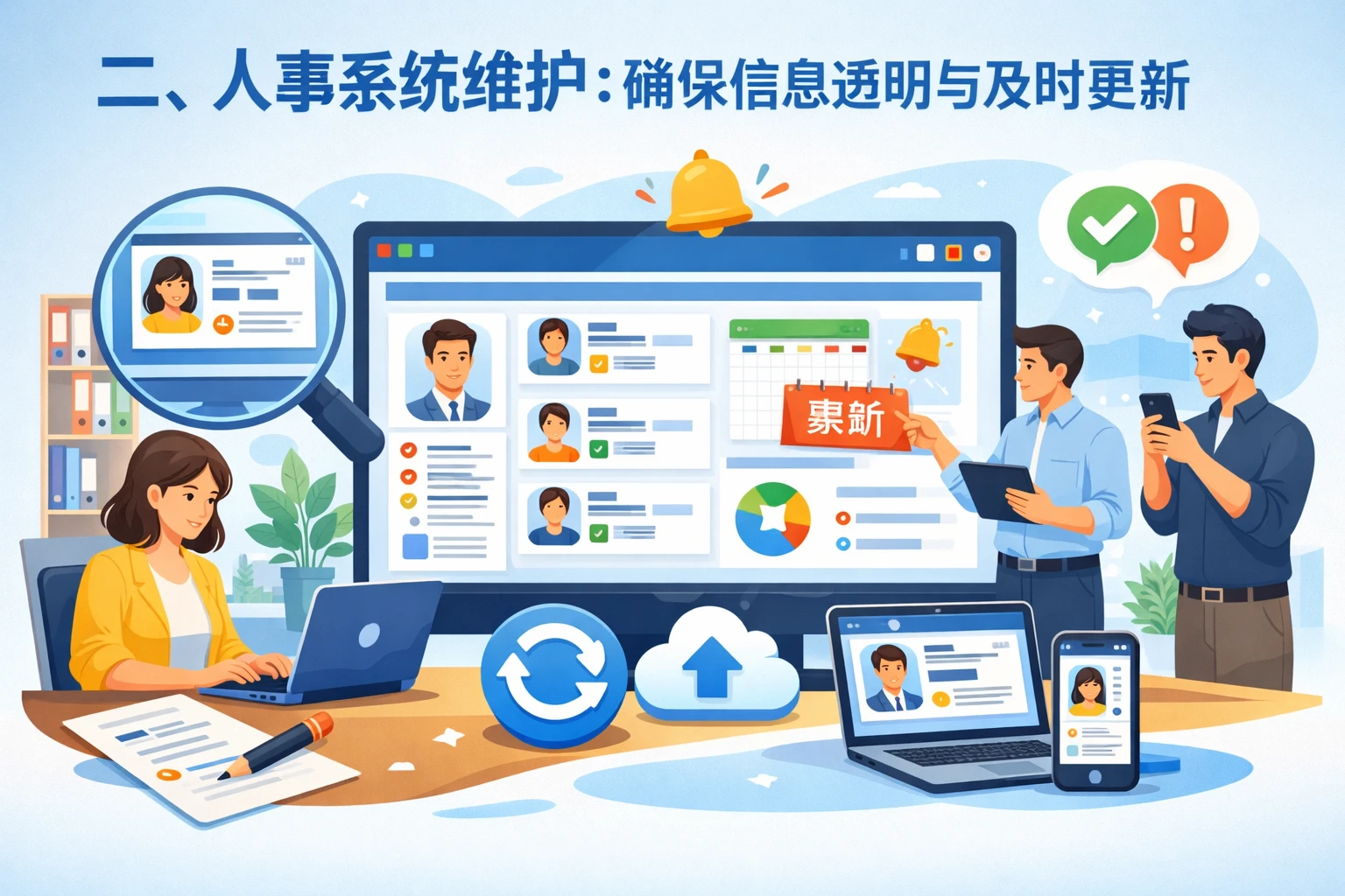 二、人事系统维护:确保信息透明与及时更新