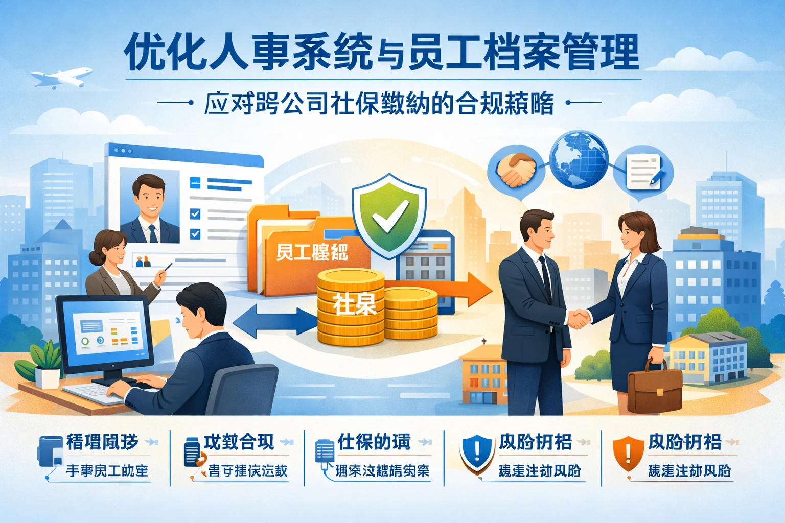 优化人事系统与员工档案管理：应对跨公司社保缴纳的合规策略