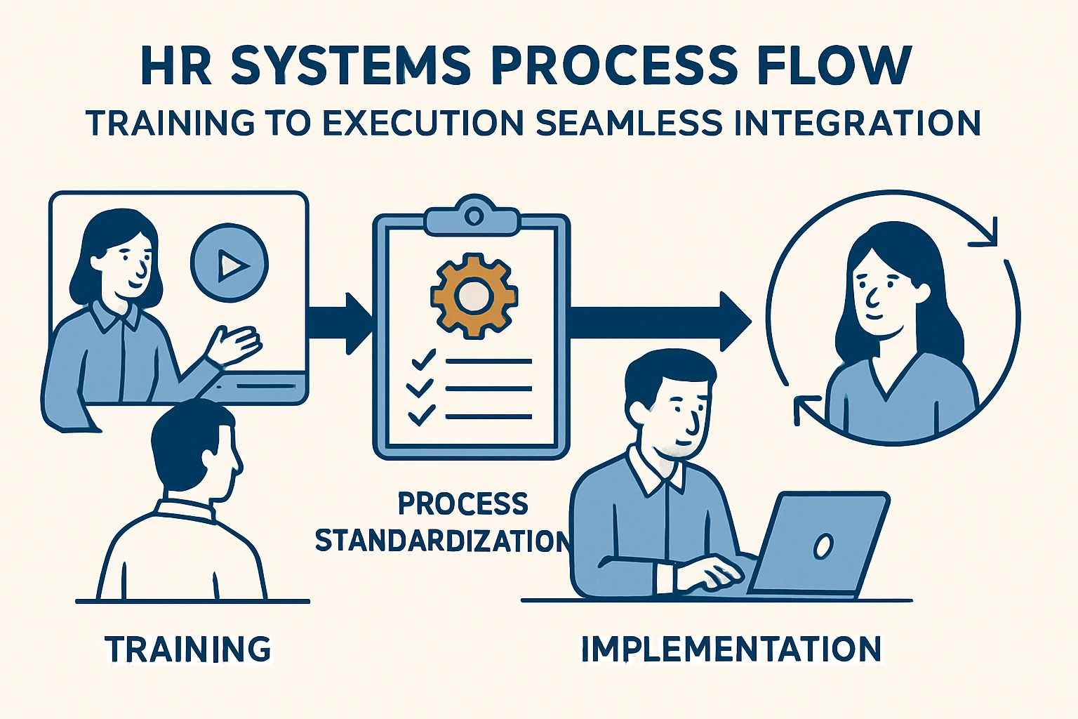 人事系统的流程固化功能：从培训到持续执行的无缝衔接
