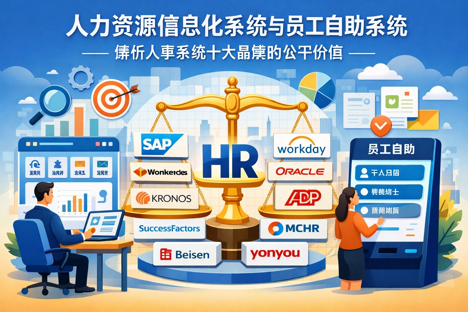 人力资源信息化系统与员工自助系统：解析人事系统十大品牌的公平价值