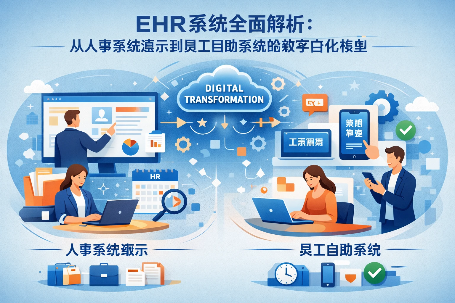 ehr系统全面解析：从人事系统演示到员工自助系统的数字化转型