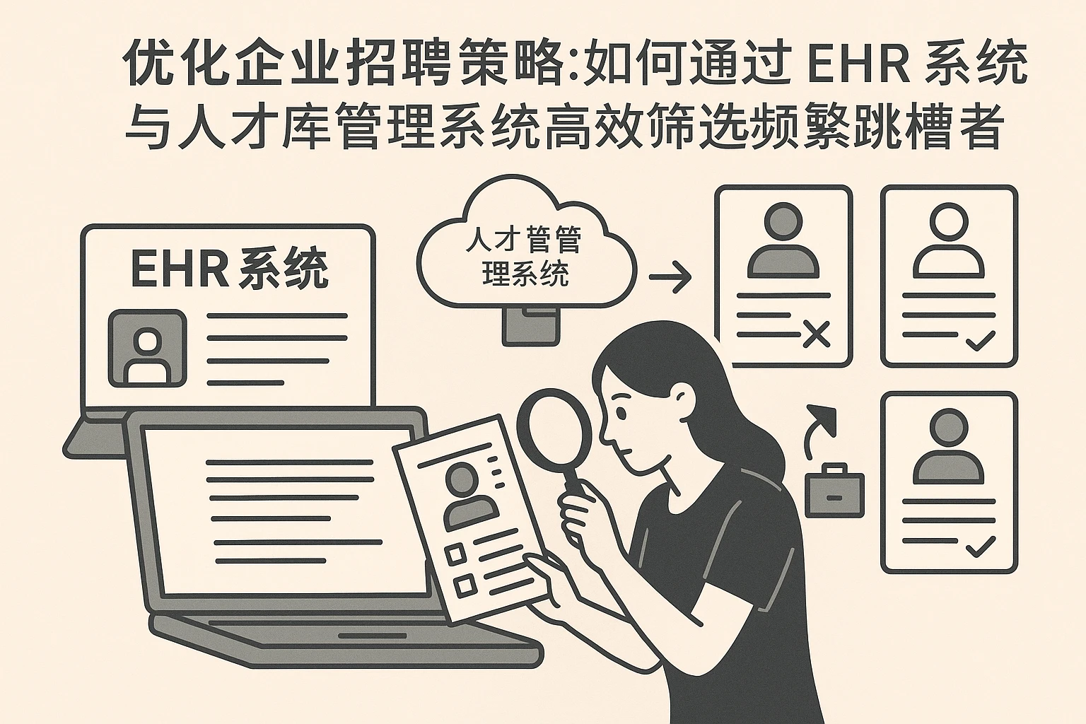 优化企业招聘策略:如何通过EHR系统与人才库管理系统高效筛选频繁跳槽者