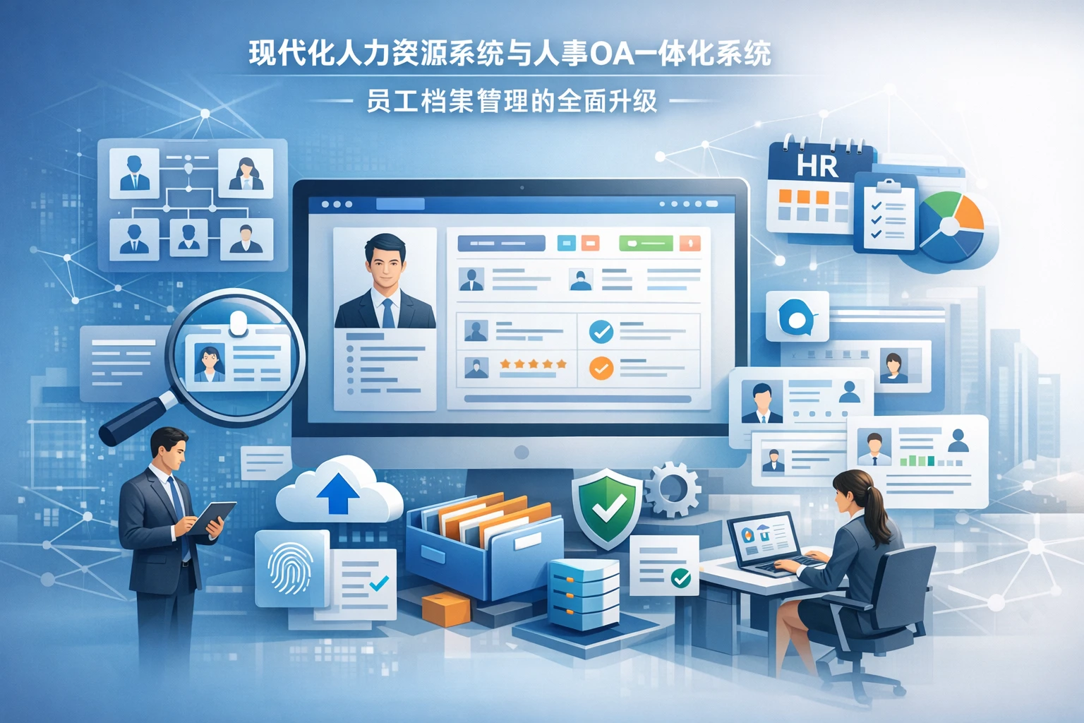 现代化人力资源系统与人事OA一体化系统：员工档案管理的全面升级