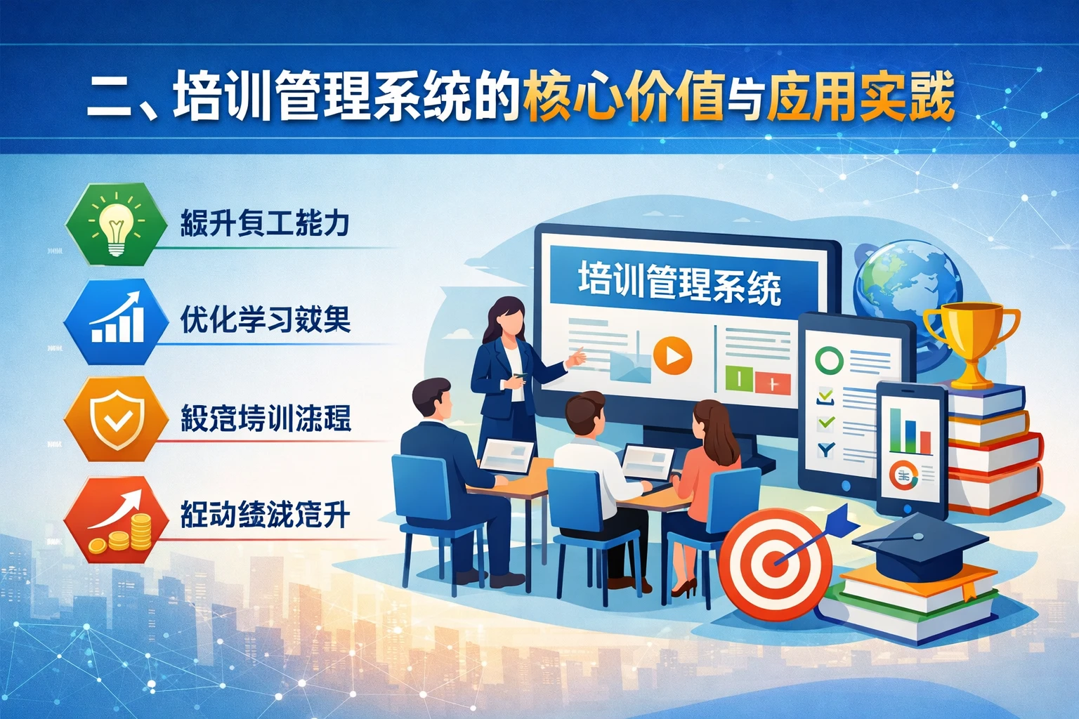 二、培训管理系统的核心价值与应用实践