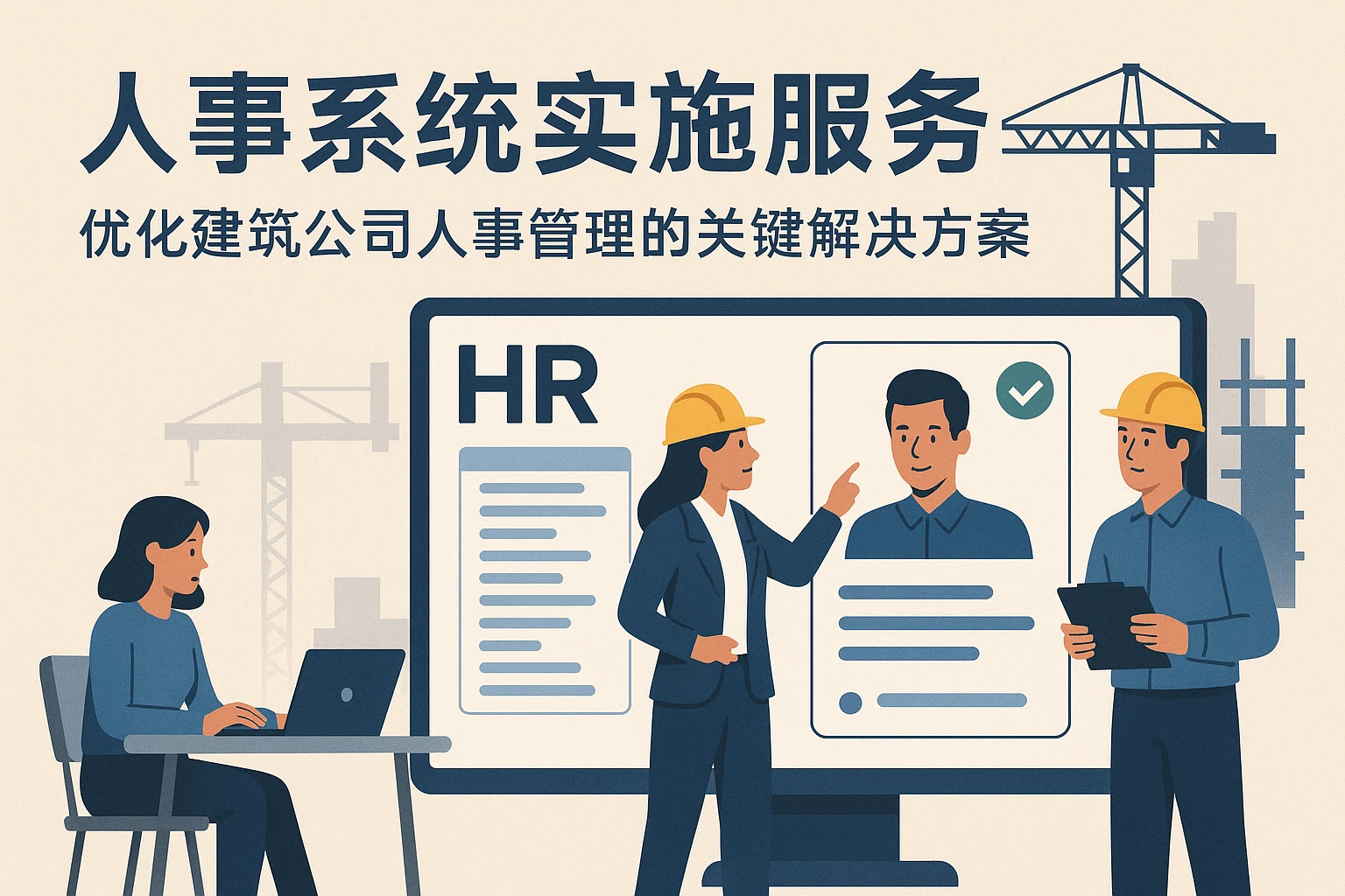 人事系统实施服务:优化建筑公司人事管理的关键解决方案