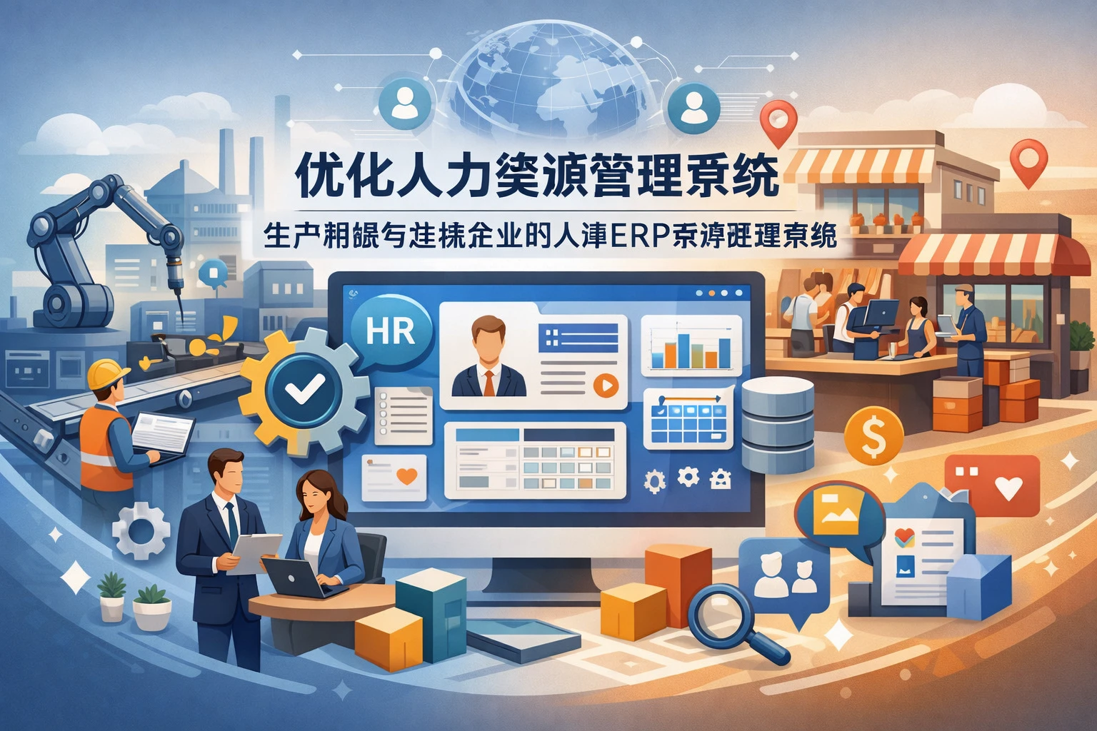 优化人力资源管理系统：生产制造与连锁企业的人事ERP系统配置策略