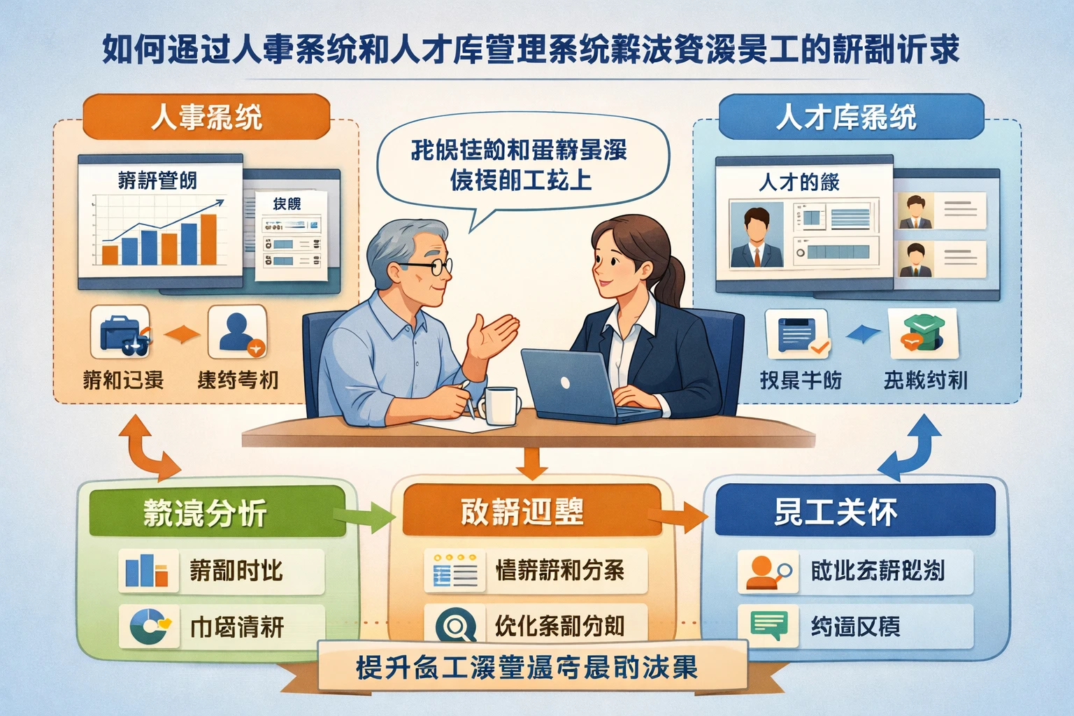 如何通过人事系统和人才库管理系统解决资深员工的薪酬诉求