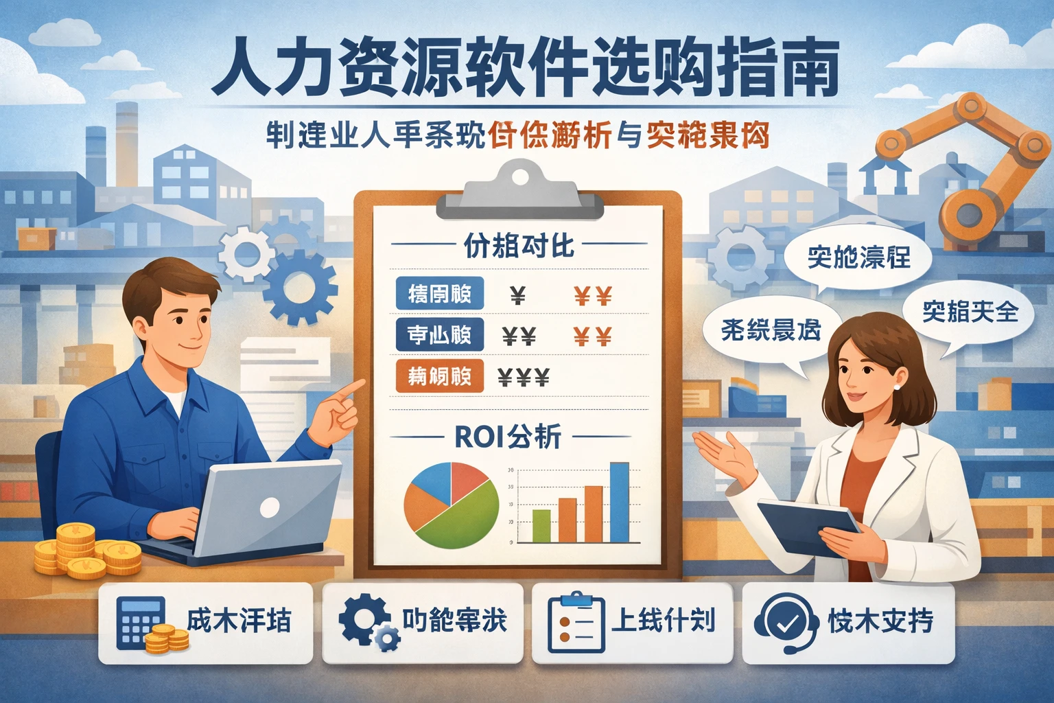 人力资源软件选购指南：制造业人事系统价格解析与实施策略