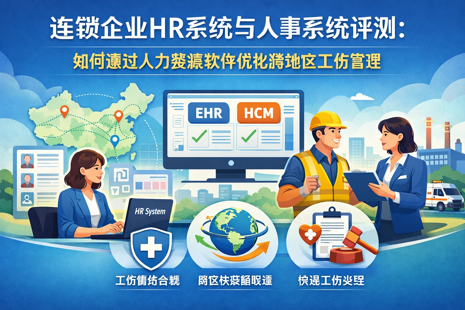 连锁企业HR系统与人事系统评测：如何通过人力资源软件优化跨地区工伤管理