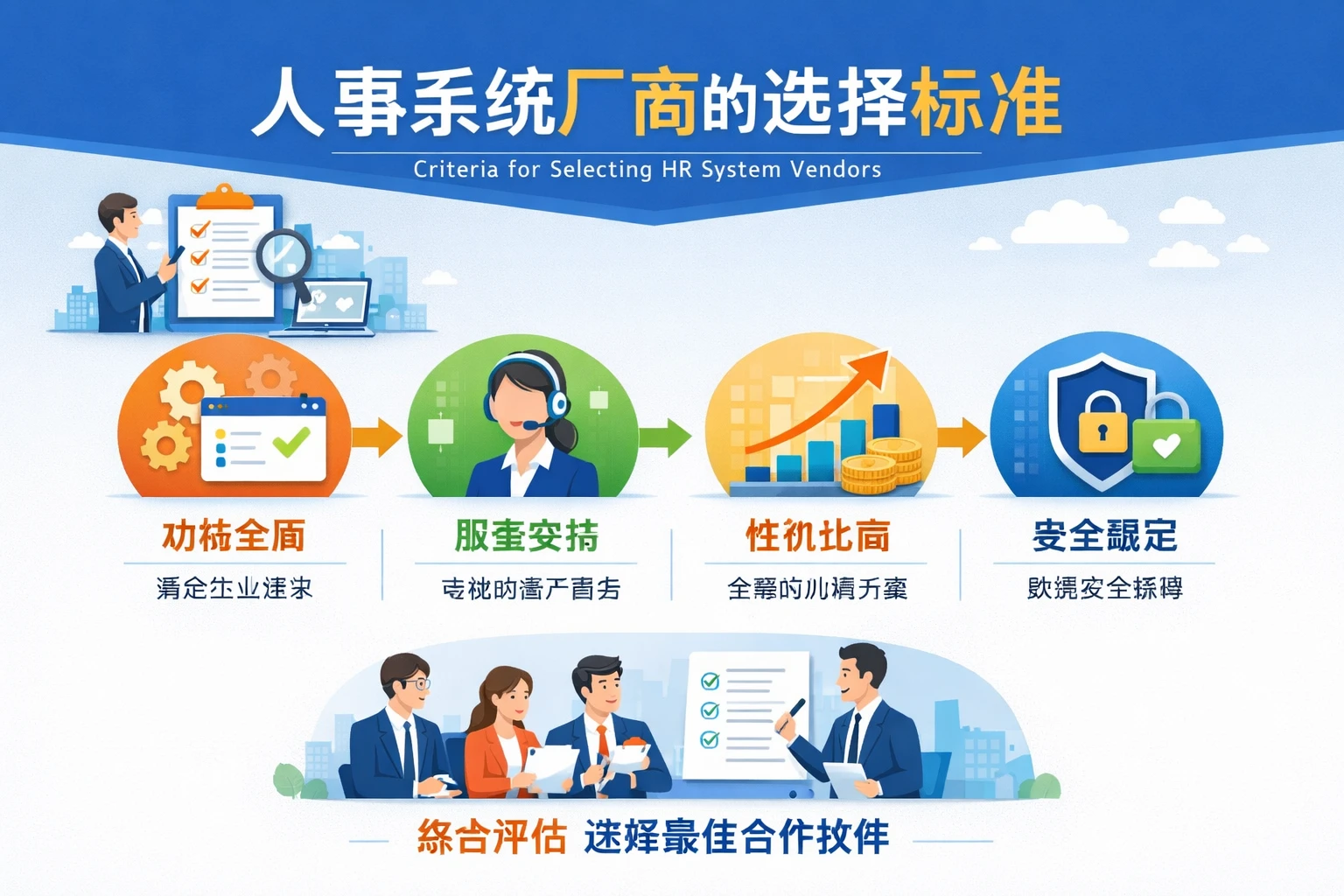 人事系统厂商的选择标准