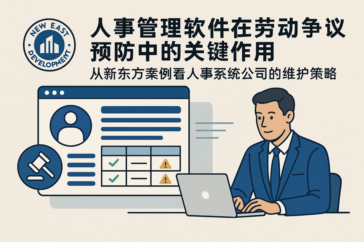 人事管理软件在劳动争议预防中的关键作用——从新东方案例看人事系统公司的维护策略