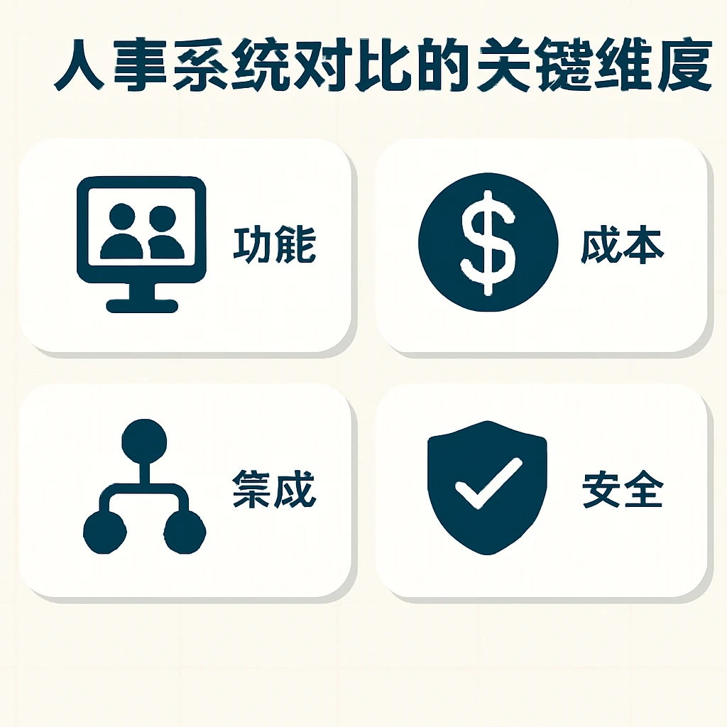 人事系统对比的关键维度