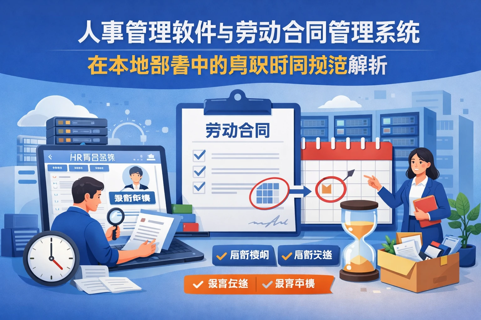 人事管理软件与劳动合同管理系统在本地部署中的离职时间规范解析