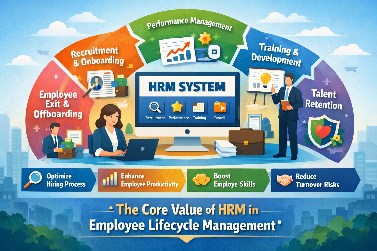 人力资源管理系统在员工生命周期管理中的核心价值