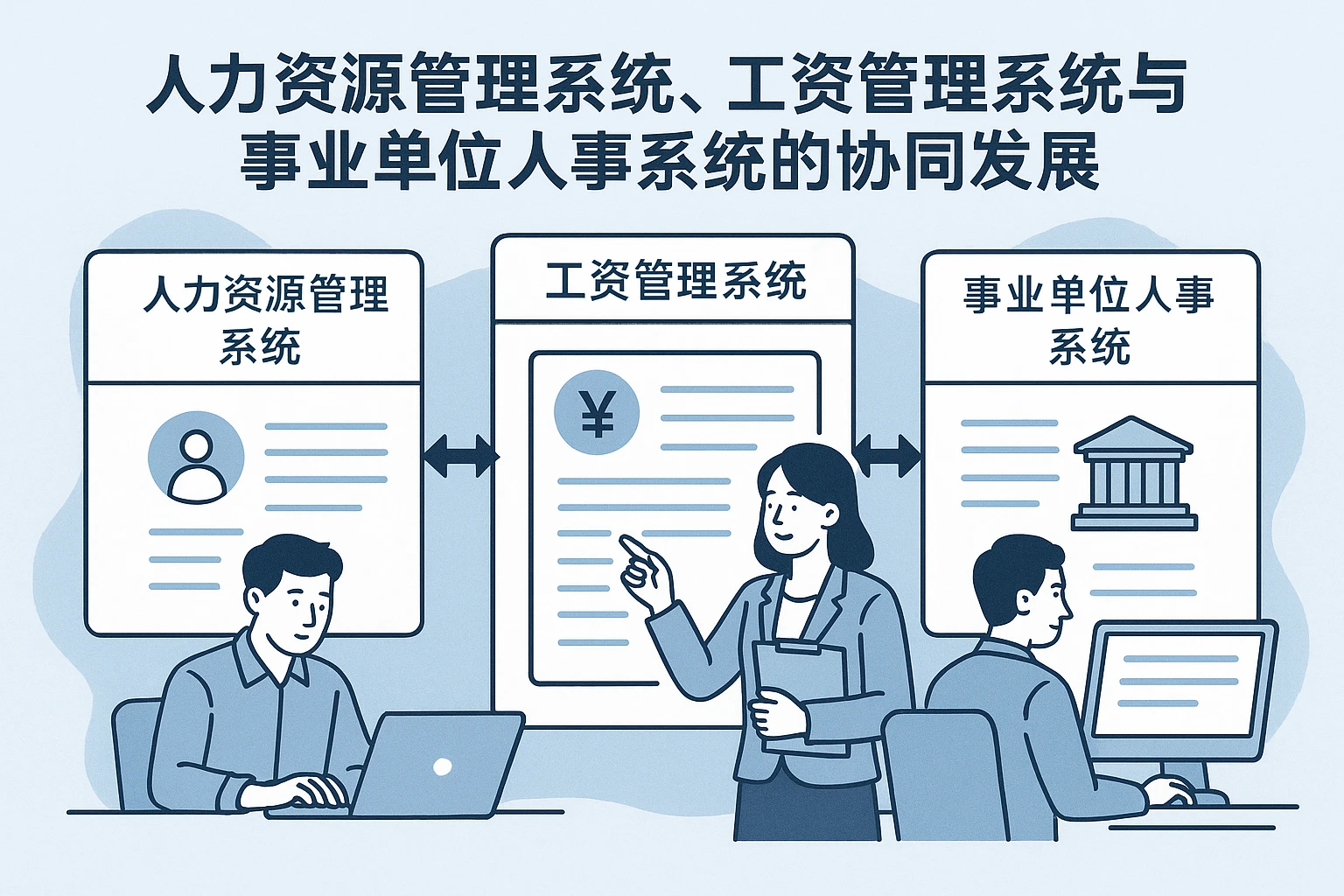 人力资源管理系统、工资管理系统与事业单位人事系统的协同发展