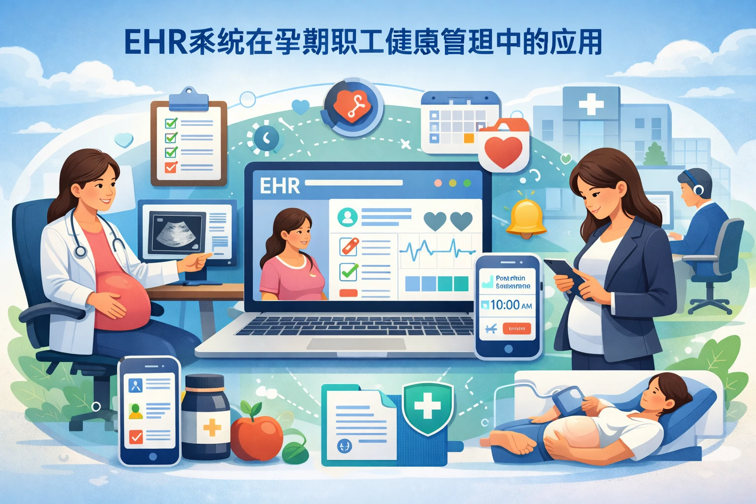 EHR系统在孕期职工健康管理中的应用