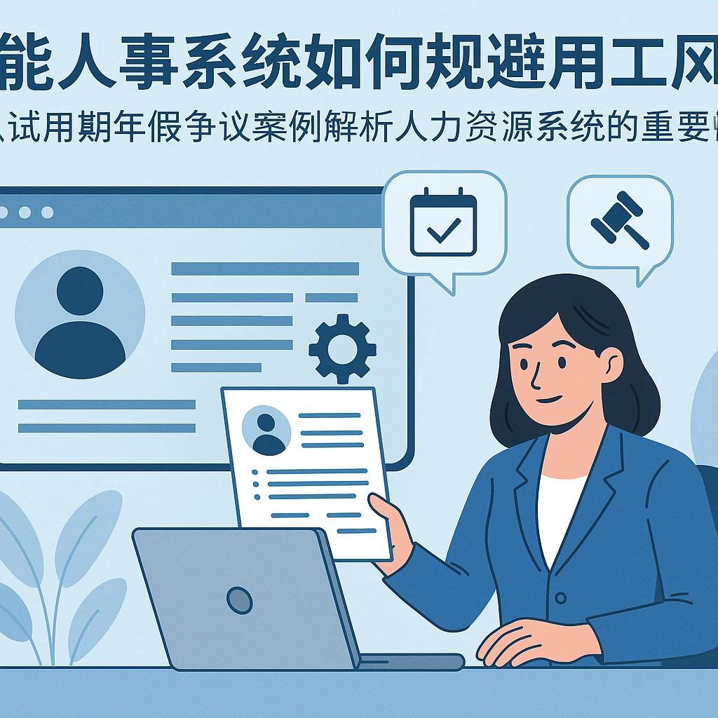 智能人事系统如何规避用工风险：从试用期年假争议案例解析人力资源系统的重要性