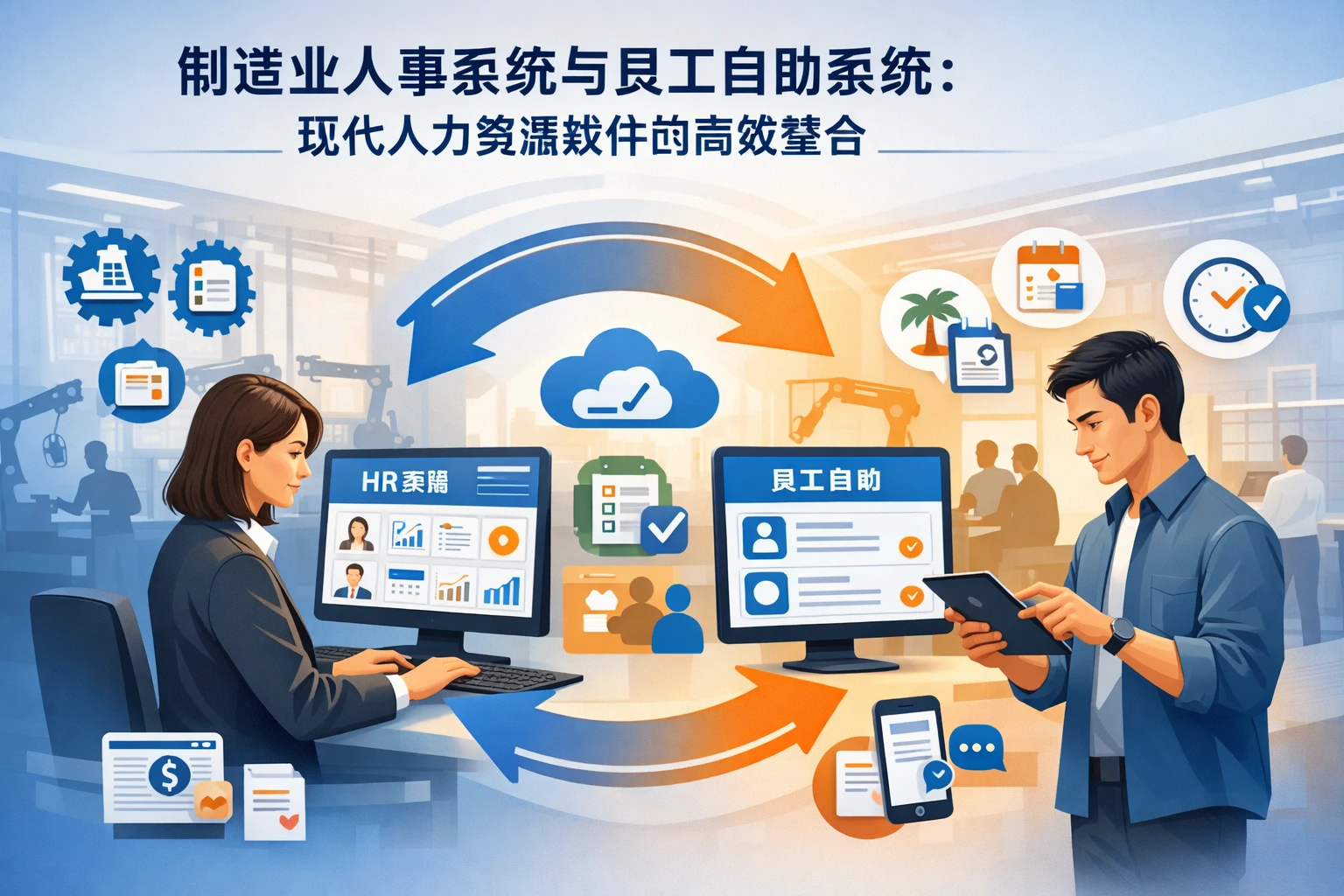 制造业人事系统与员工自助系统：现代人力资源软件的高效整合