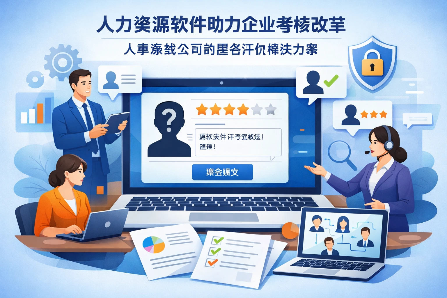人力资源软件助力企业考核改革：人事系统公司的匿名评价解决方案