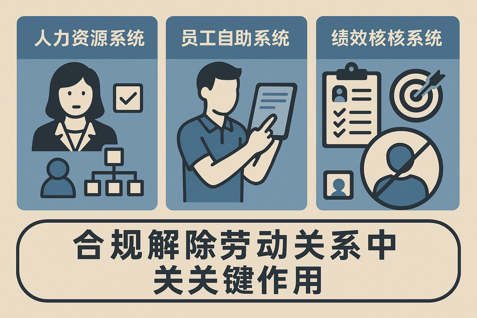 人力资源系统、员工自助系统与绩效考核系统在合规解除劳动关系中的关键作用