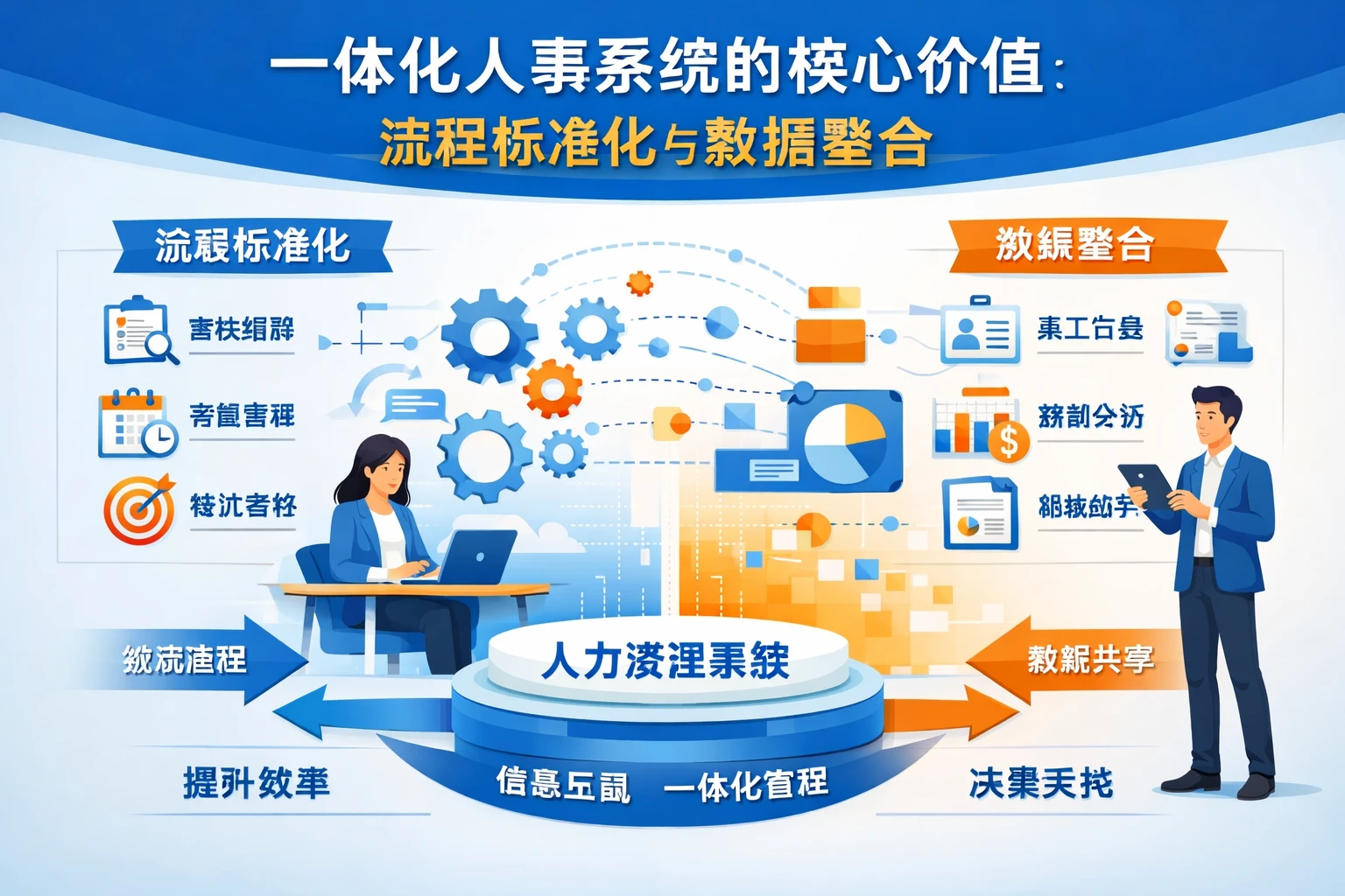 一体化人事系统的核心价值：流程标准化与数据整合