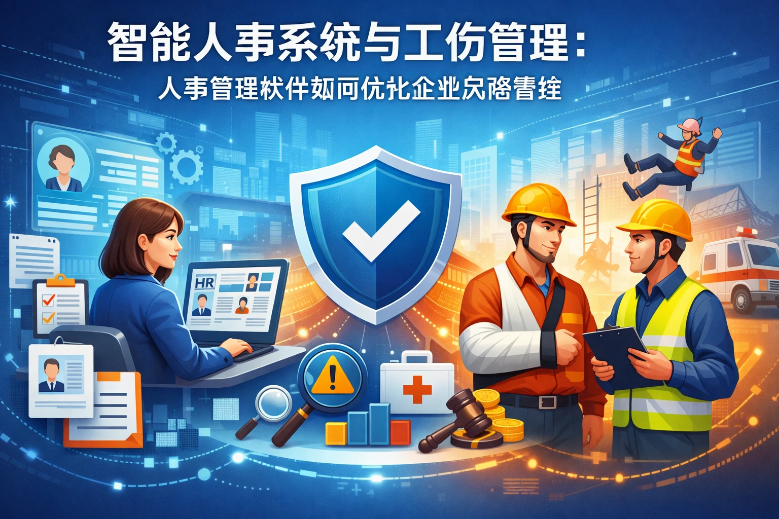 智能人事系统与工伤管理：人事管理软件如何优化企业风险管控