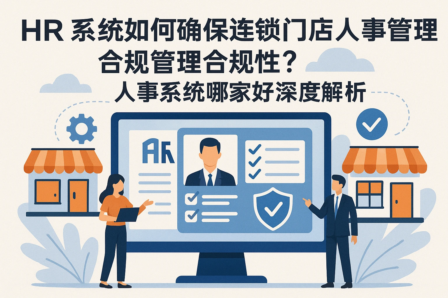 HR系统如何确保连锁门店人事管理合规性?人事系统哪家好深度解析