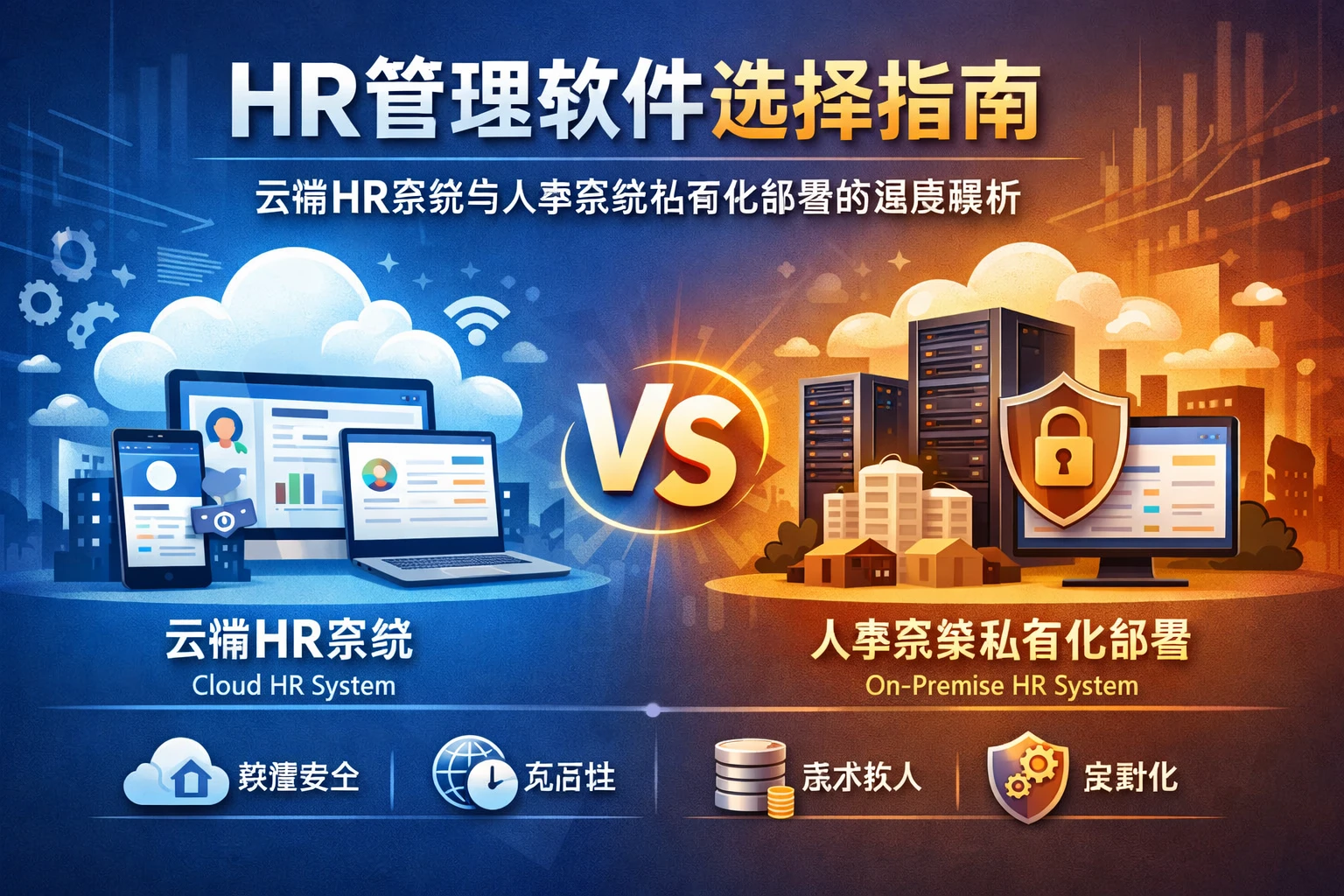 HR管理软件选择指南：云端HR系统与人事系统私有化部署的深度解析