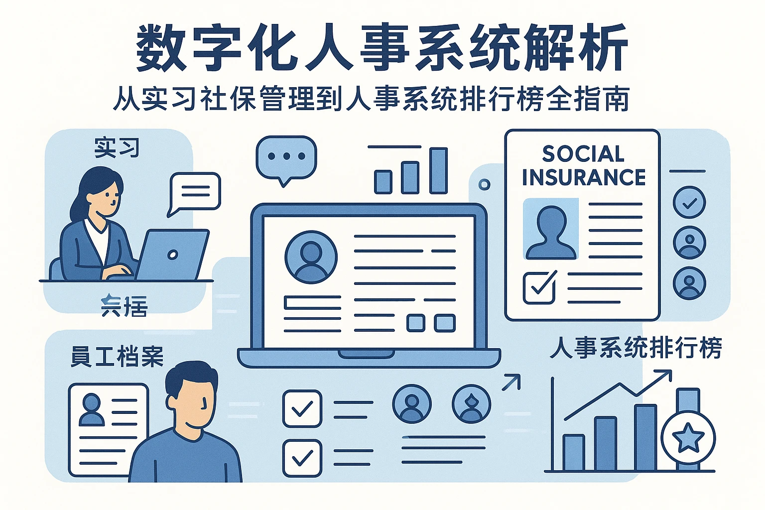 数字化人事系统解析：从实习社保管理到人事系统排行榜全指南