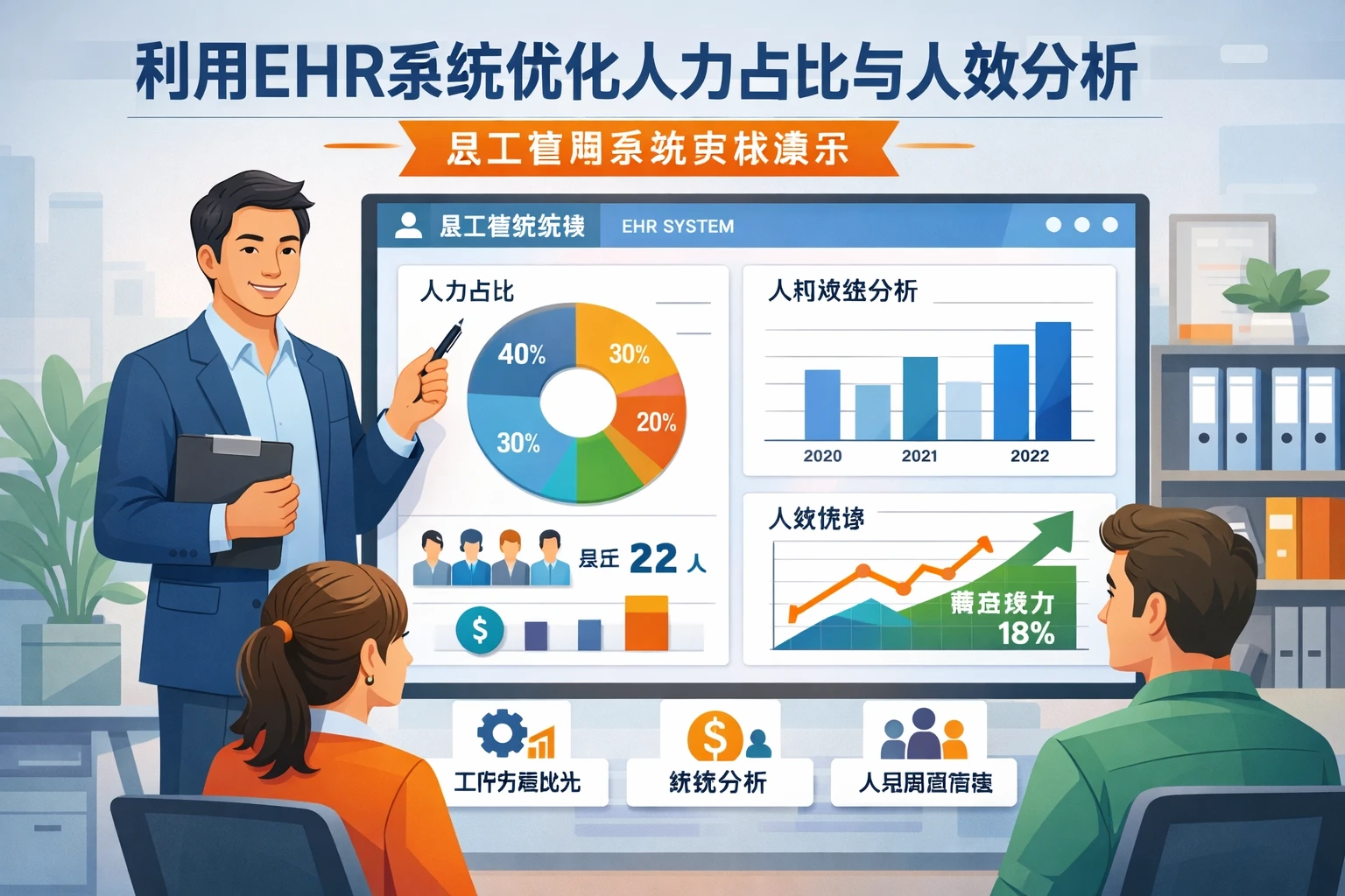 利用ehr系统优化人力占比与人效分析：员工管理系统实战演示
