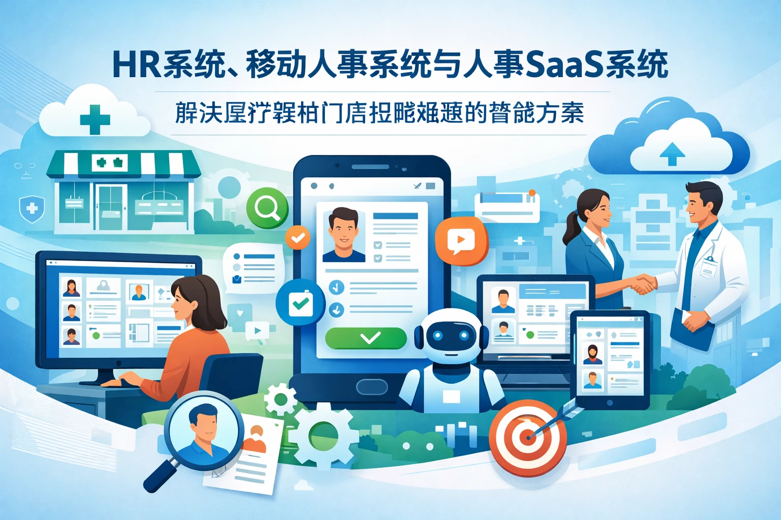 HR系统、移动人事系统与人事SaaS系统:解决医疗器械门店招聘难题的智能方案