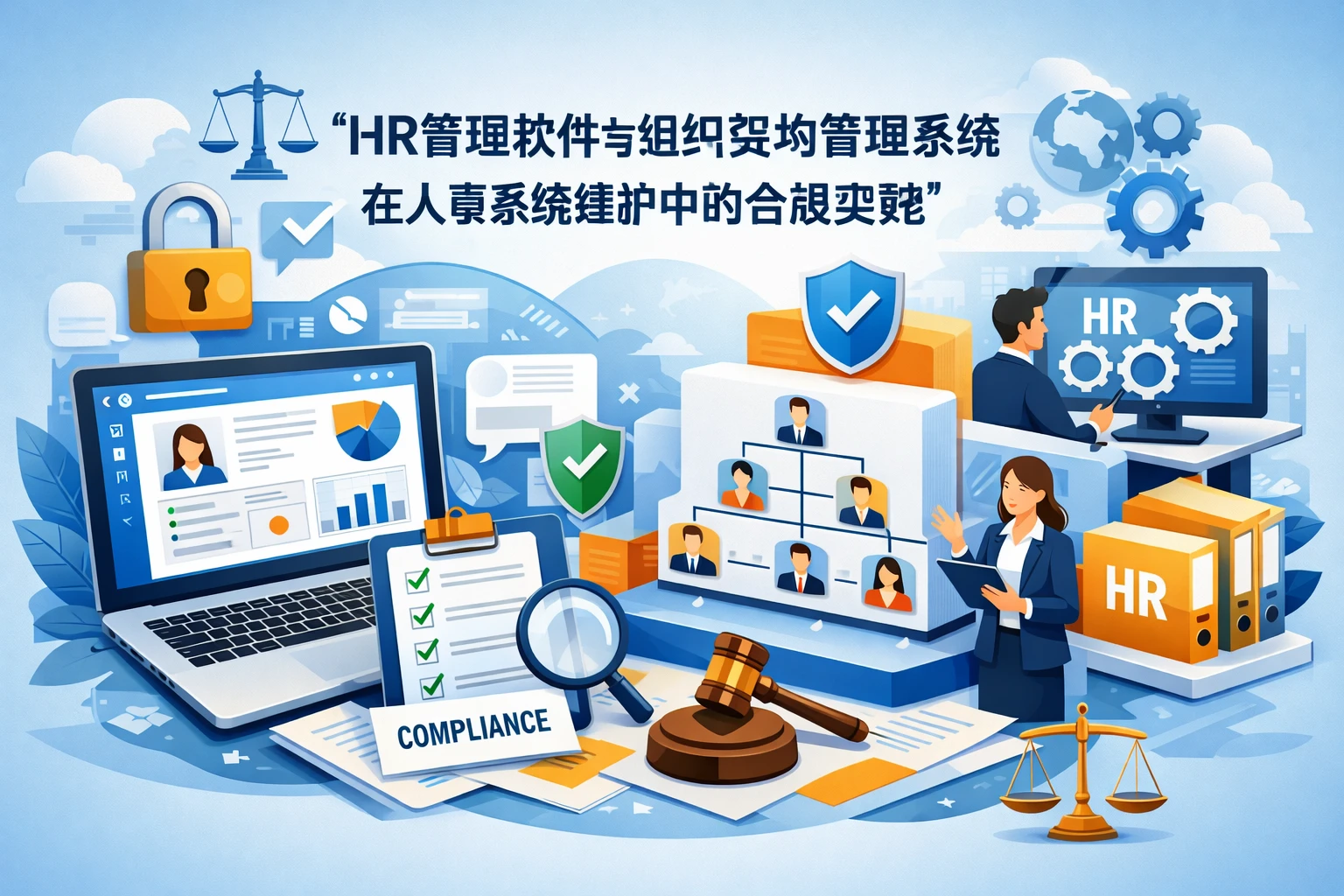 HR管理软件与组织架构管理系统在人事系统维护中的合规实践