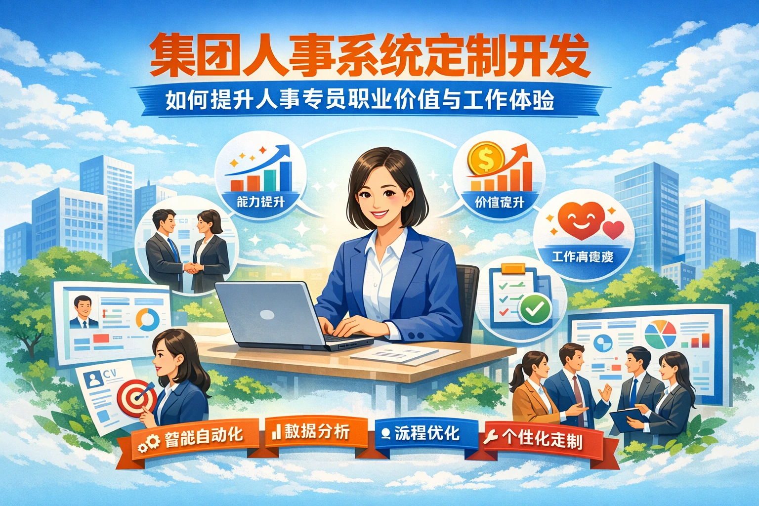 集团人事系统定制开发如何提升人事专员职业价值与工作体验