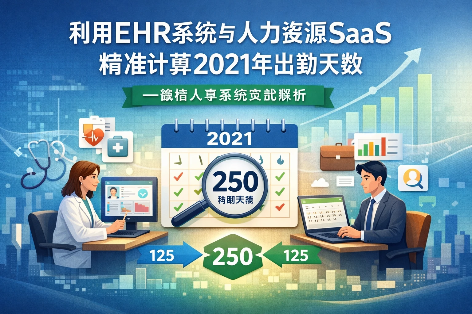 利用EHR系统与人力资源SaaS精准计算2021年出勤天数——微信人事系统实战解析