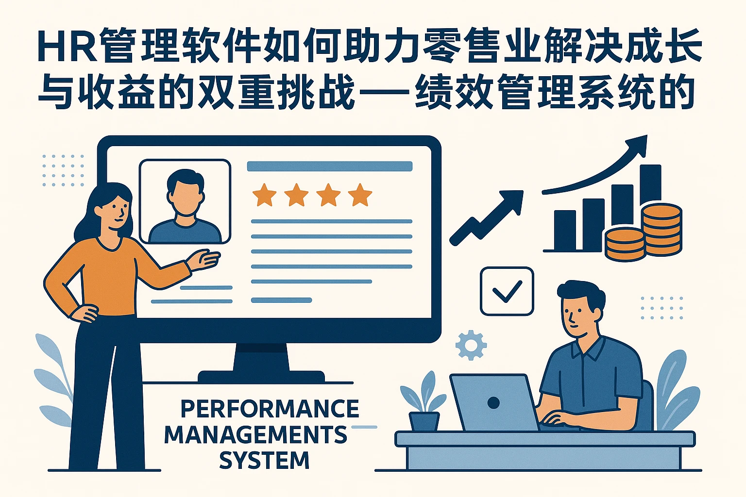 HR管理软件如何助力零售业解决成长与收益的双重挑战——绩效管理系统的关键作用