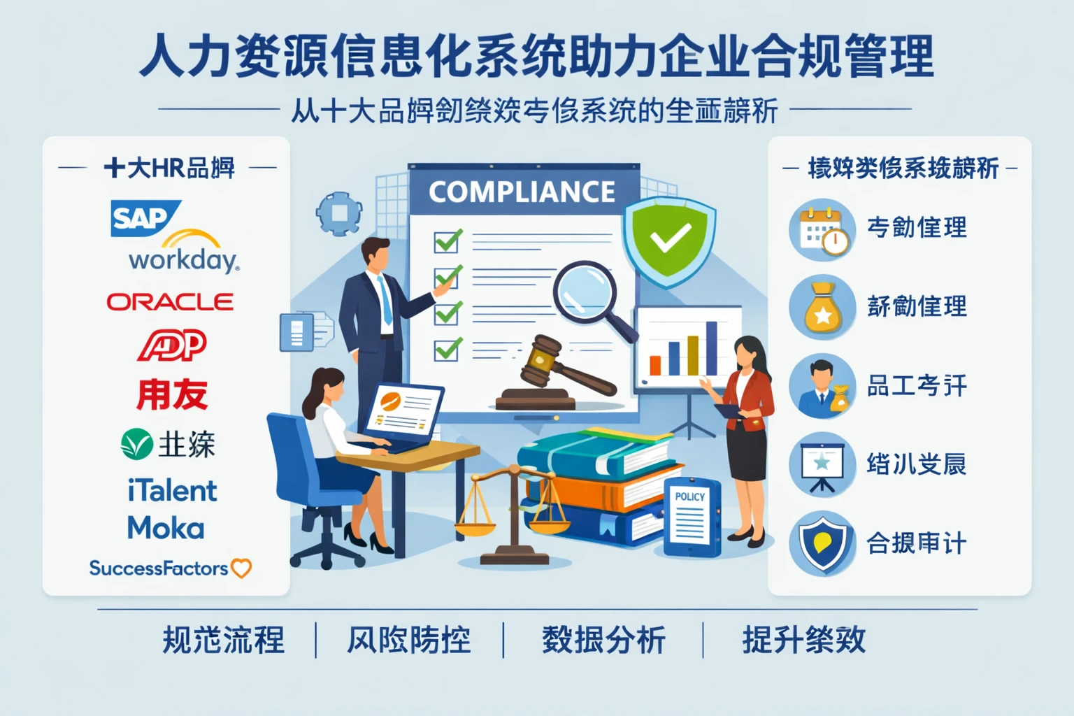 人力资源信息化系统助力企业合规管理:从十大品牌到绩效考核系统的全面解析