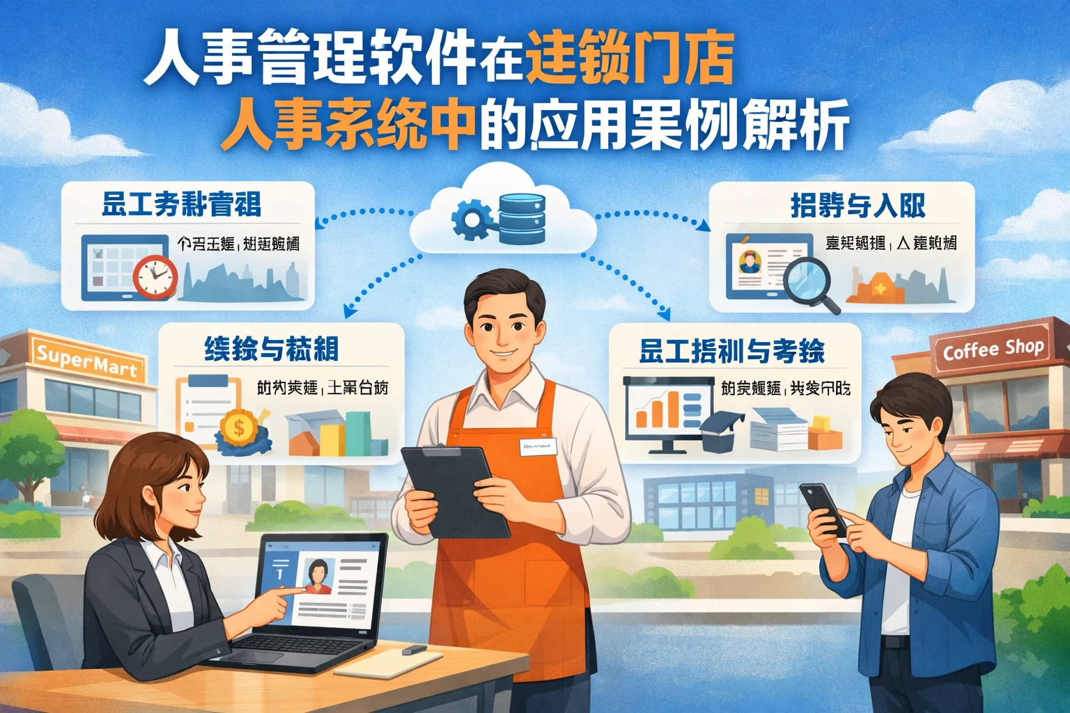 人事管理软件在连锁门店人事系统中的应用案例解析