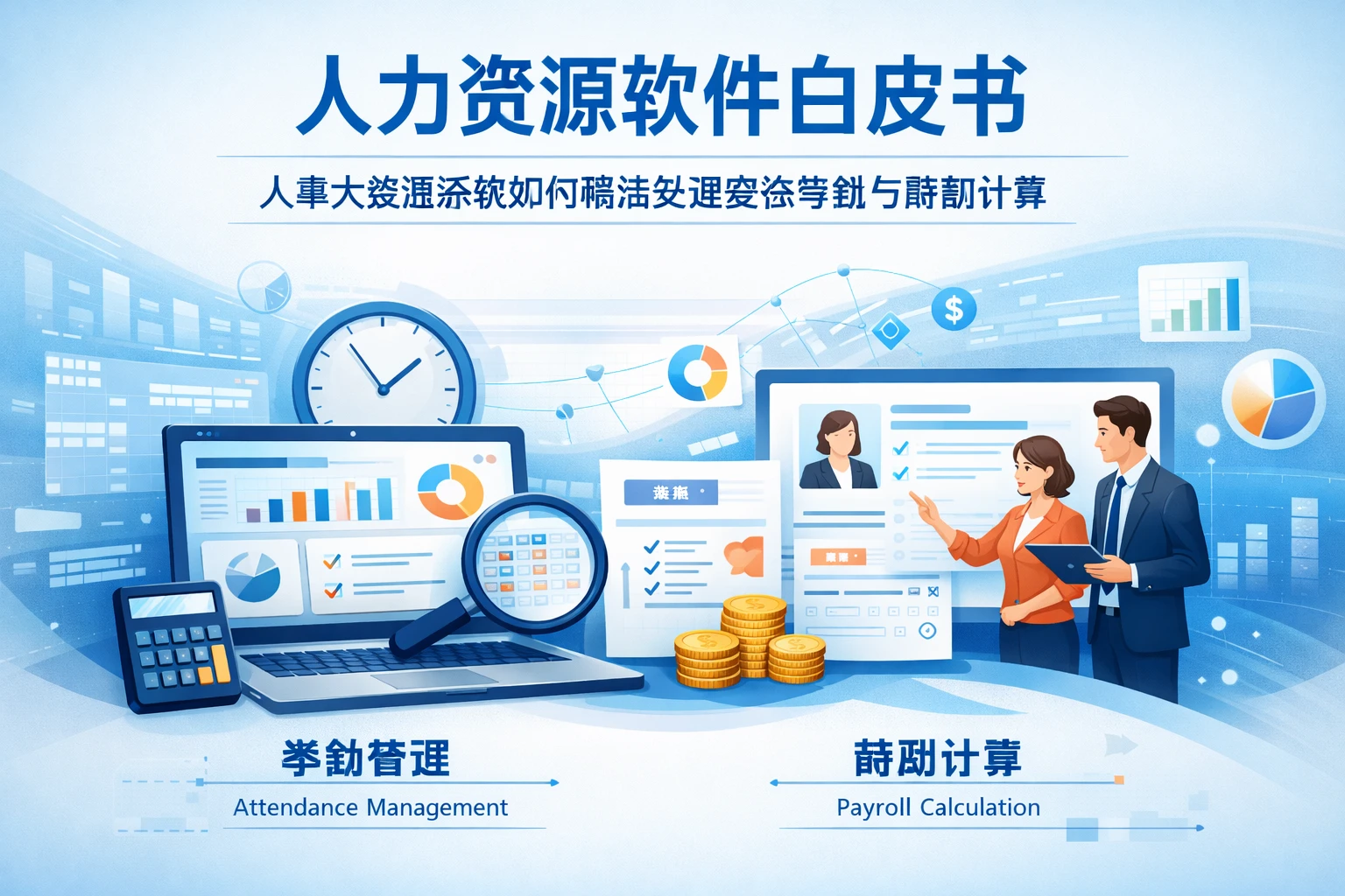 人力资源软件白皮书：人事大数据系统如何精准处理复杂考勤与薪酬计算