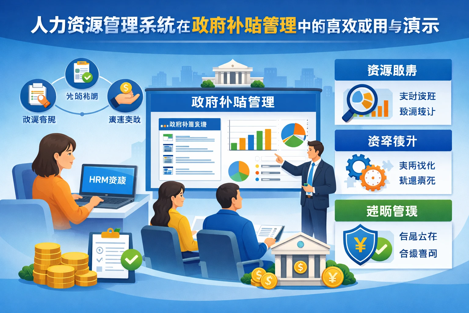 人力资源管理系统在政府补贴管理中的高效应用与演示