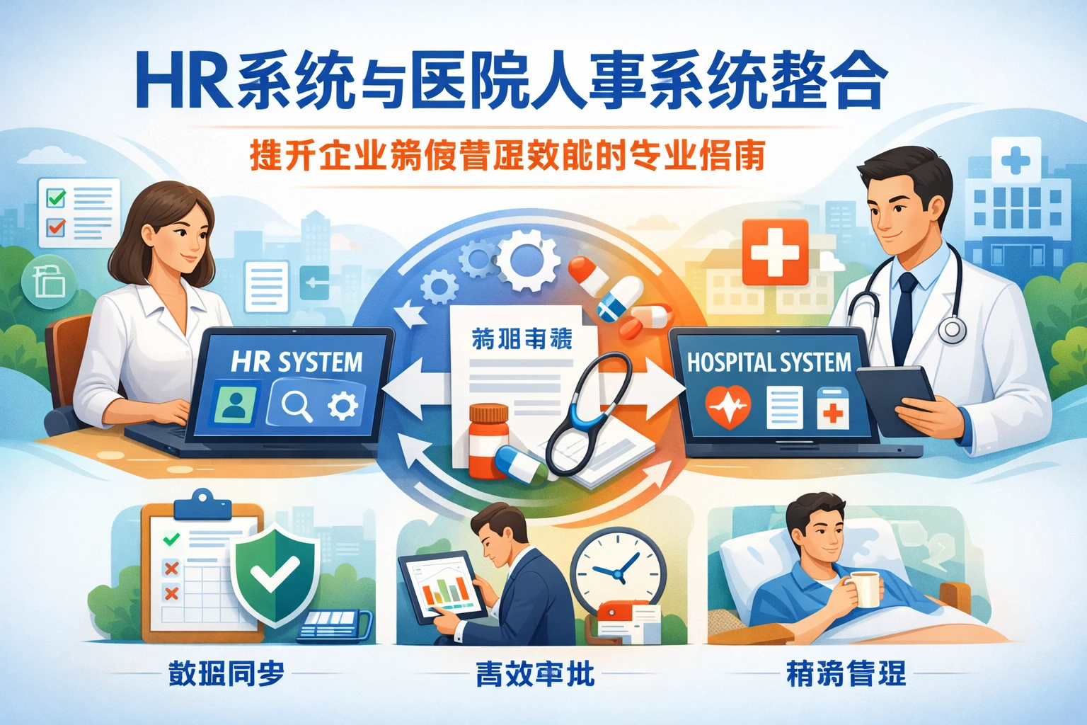 HR系统与医院人事系统整合：提升企业病假管理效能的专业指南