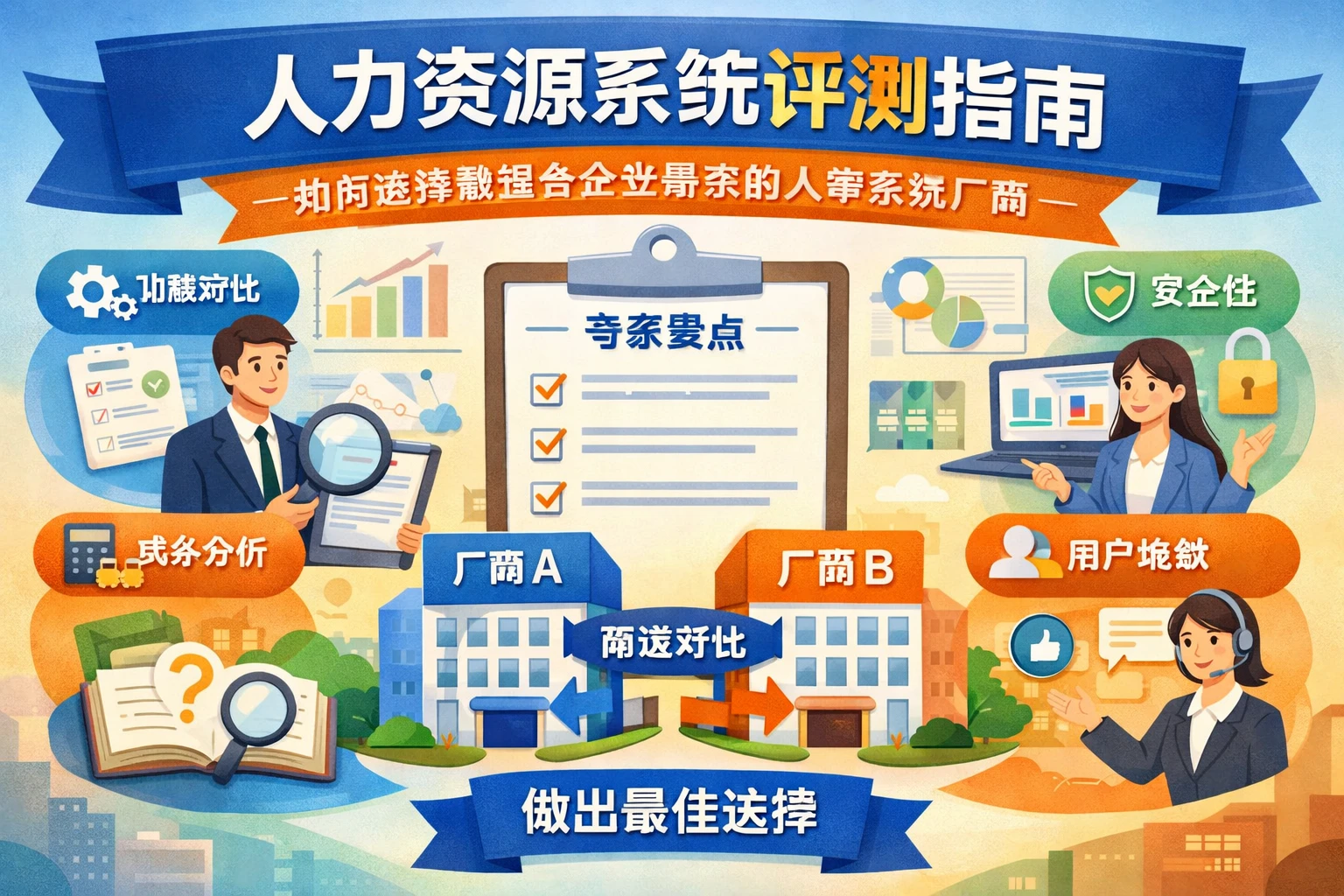 人力资源系统评测指南：如何选择最适合企业需求的人事系统厂商
