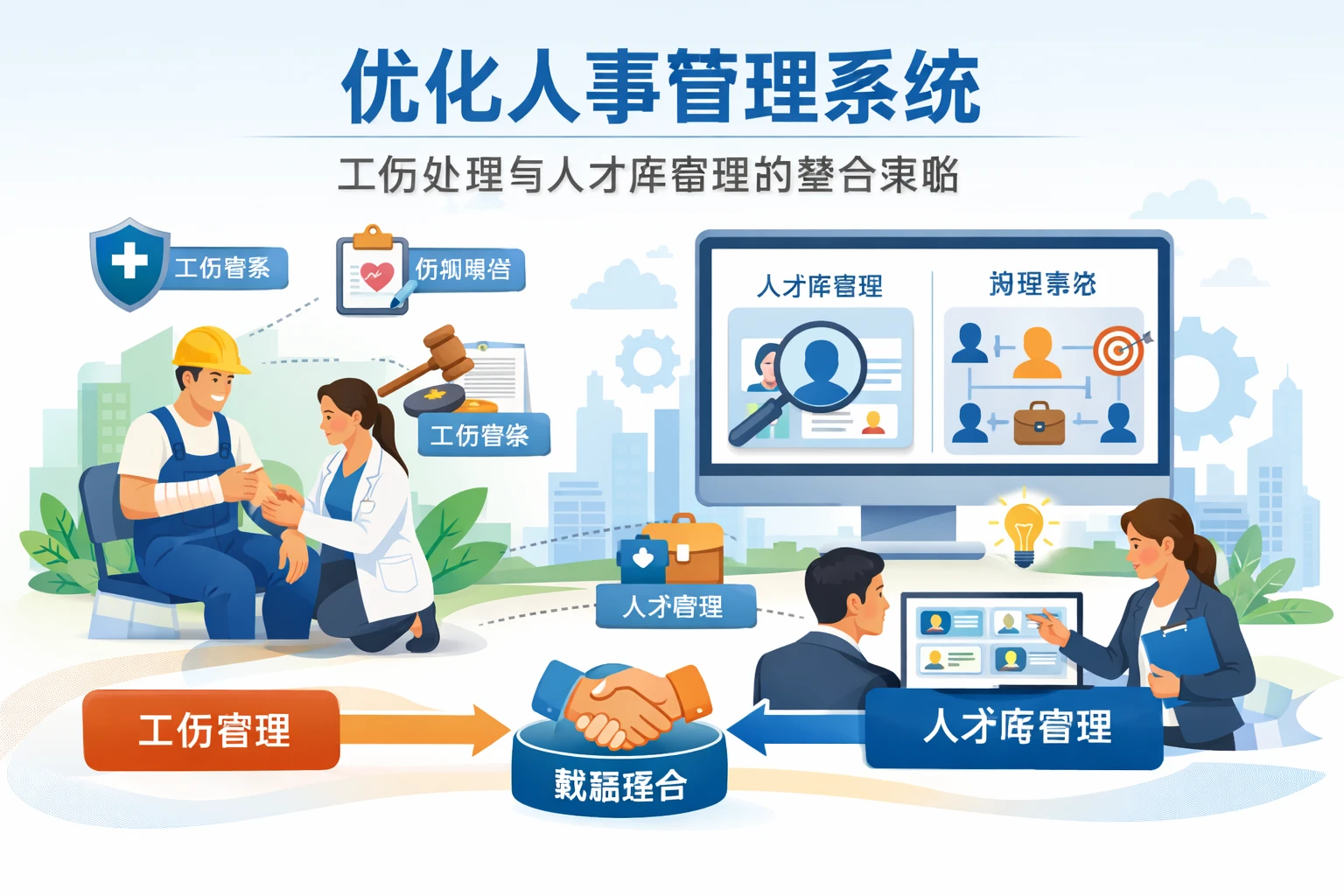 优化人事管理系统：工伤处理与人才库管理的整合策略