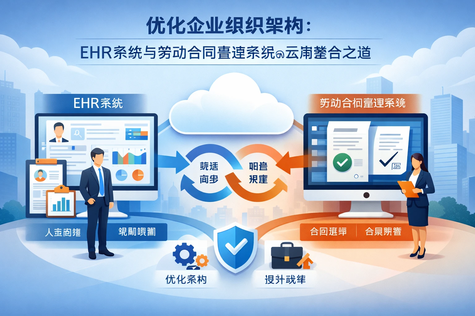 优化企业组织架构:EHR系统与劳动合同管理系统的云端整合之道