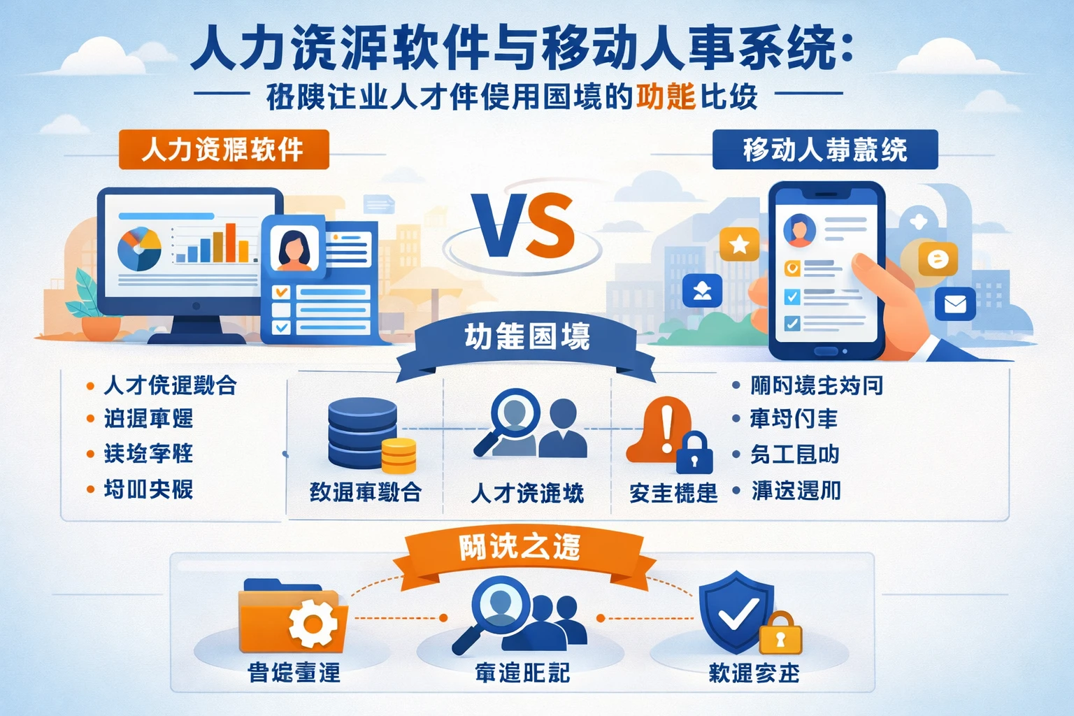 人力资源软件与移动人事系统：破解企业人才库使用困境的功能比较