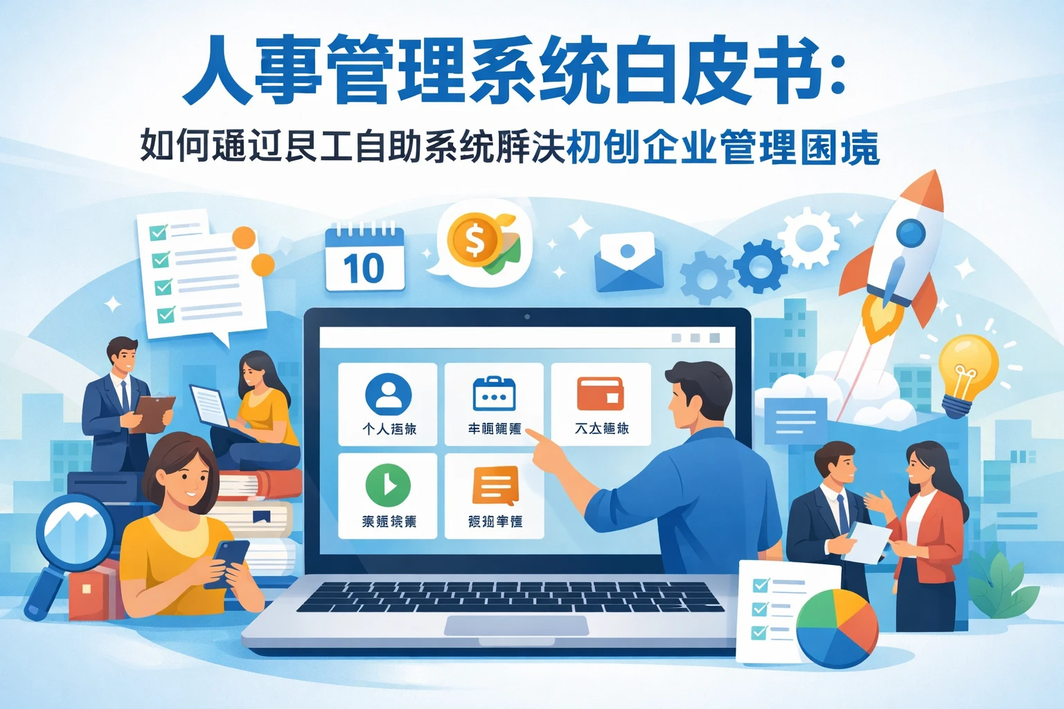 人事管理系统白皮书：如何通过员工自助系统解决初创企业管理困境
